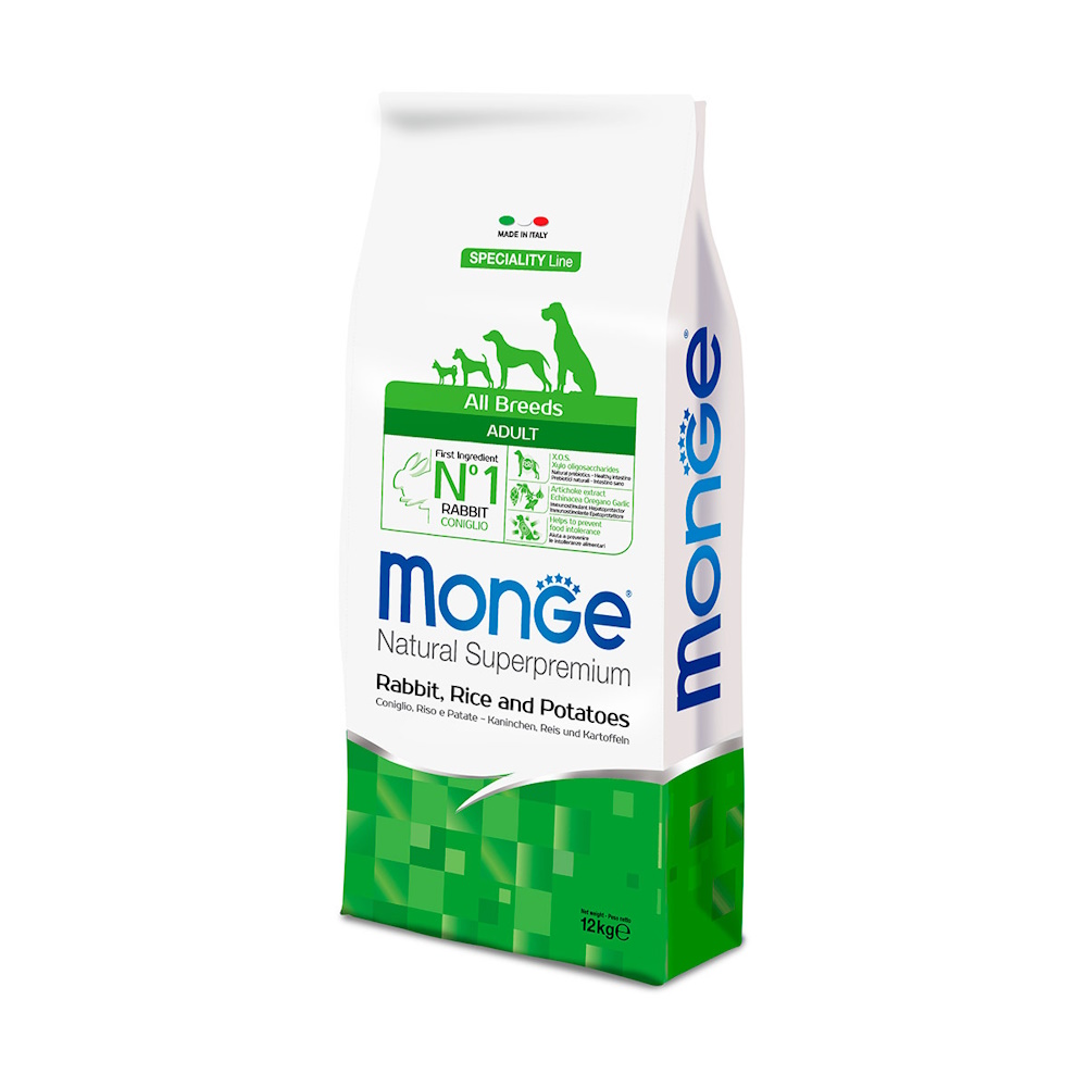 Monge Crocchette Cane Adulto Gusto Coniglio con Riso e Patate | Zeus Pet Shop