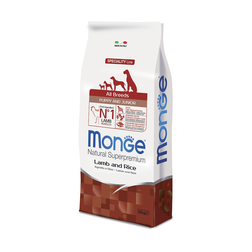Monge Puppy All Breeds Crocchette per Cuccioli Gusto Agnello | Zeus Pet Shop