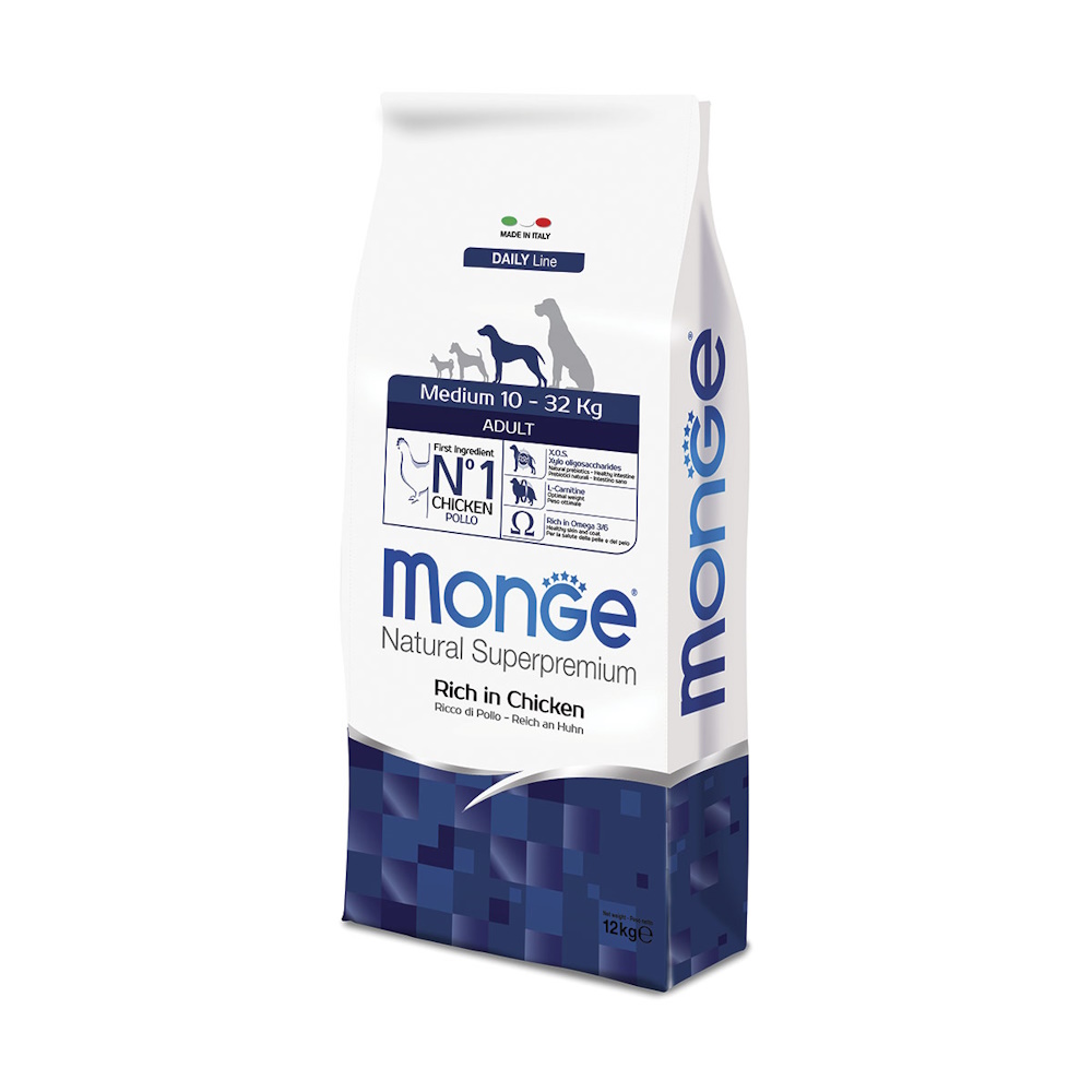 Monge Medium Adult Crocchette per Cane Gusto Pollo | Zeus Pet Shop
