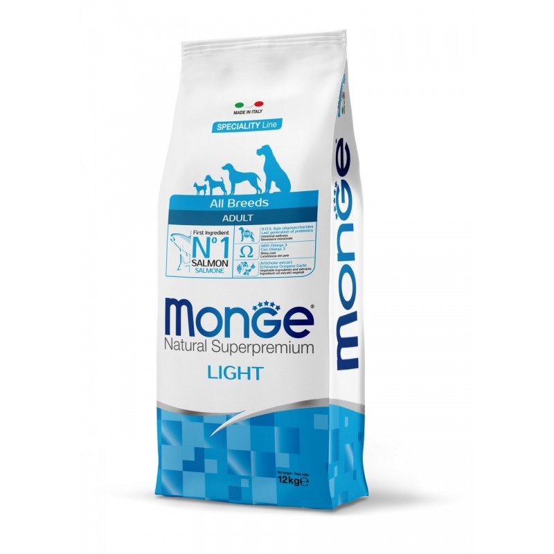 Monge Crocchette Light per Cane Gusto Salmone | Zeus Pet Shop