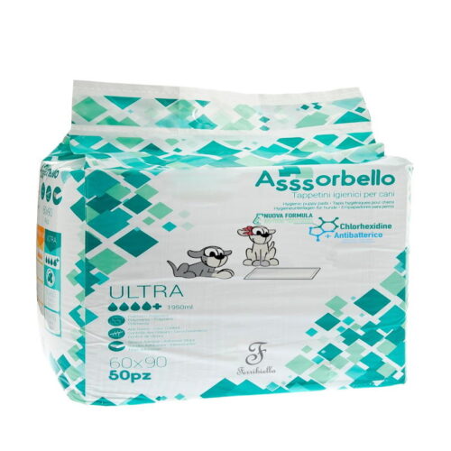 Ferribiella Assorbello Ultra Tappetini Igienici alla Clorexidina | Zeus Pet Shop