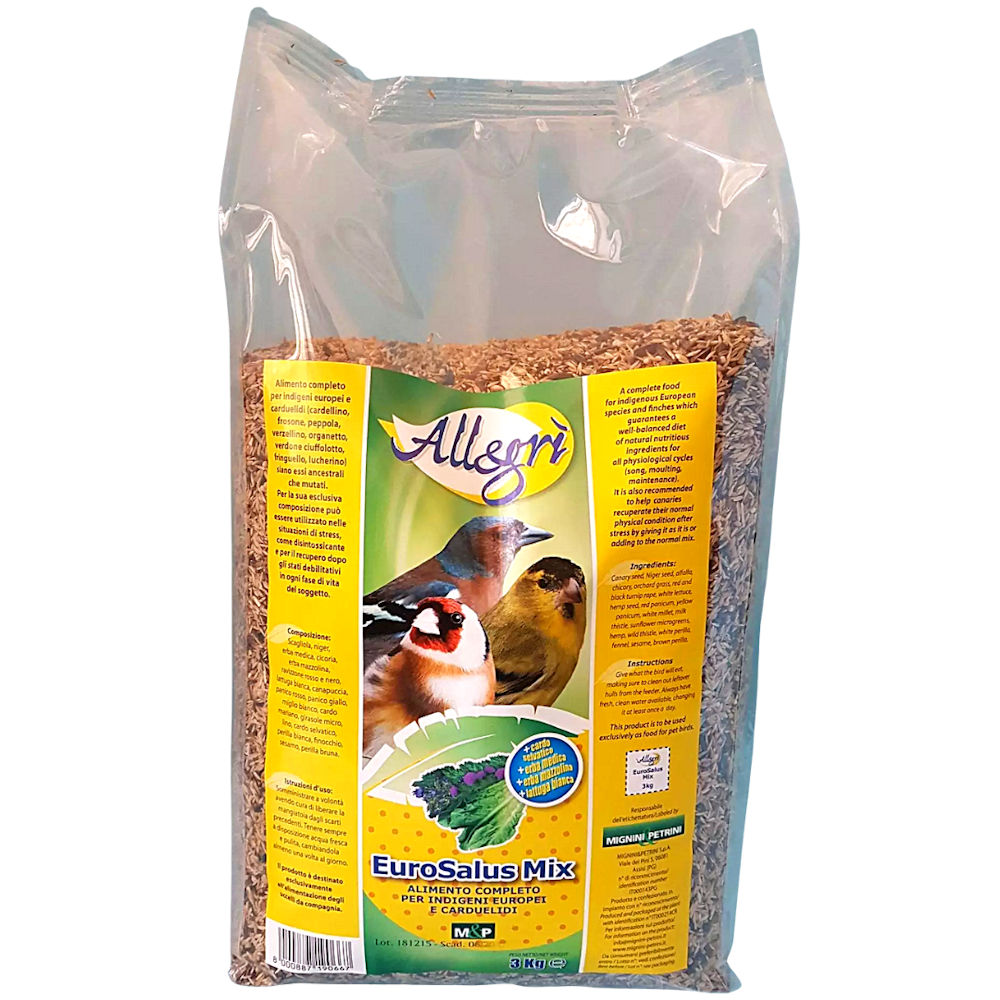 Allegrì Eurosalus Semi per Uccelli Indigeni Europei | Zeus Pet Shop