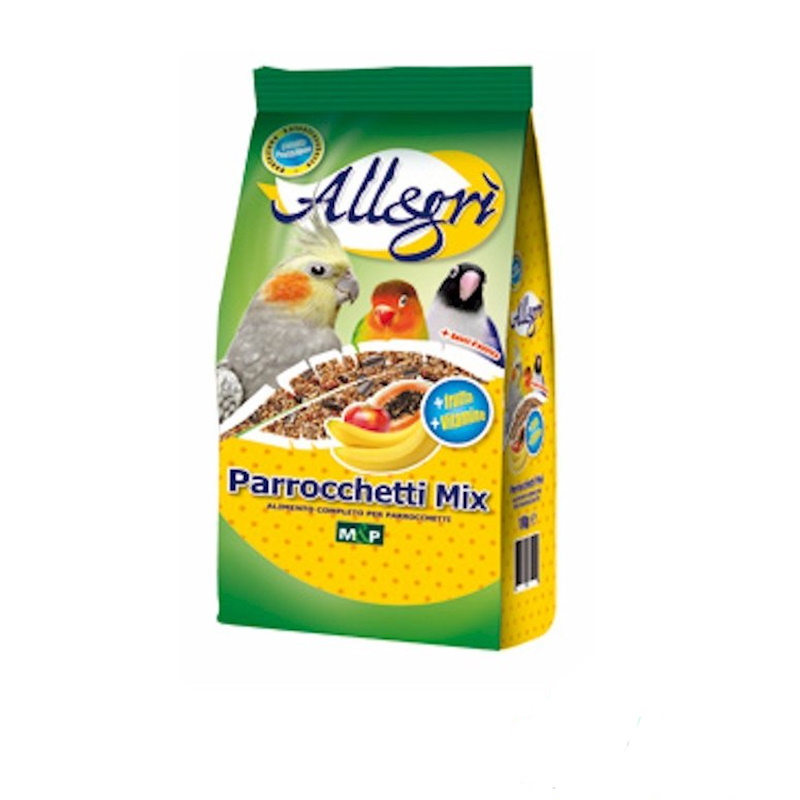 Allegrì Miscela Semi per Parrocchetti Mix 1 kg | Zeus Pet Shop