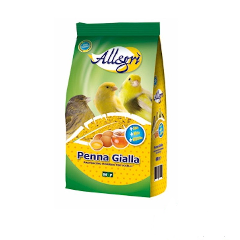 Allegrì Penna Gialla Pastoncino Morbido per Canarini | Zeus Pet Shop