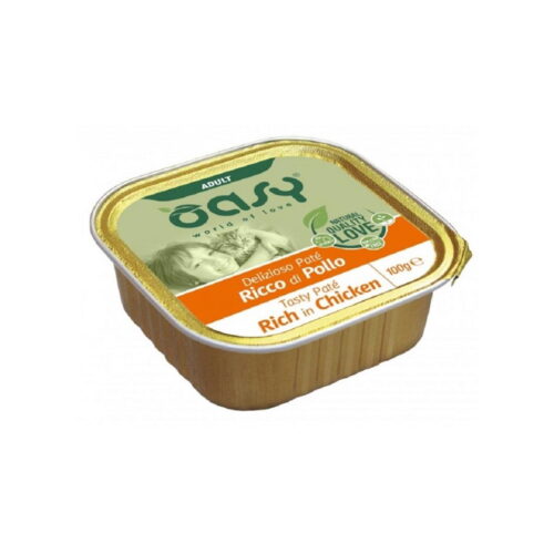 Oasy Delizioso Patè per Gatti Gusto Pollo 100 gr | Zeus Pet Shop