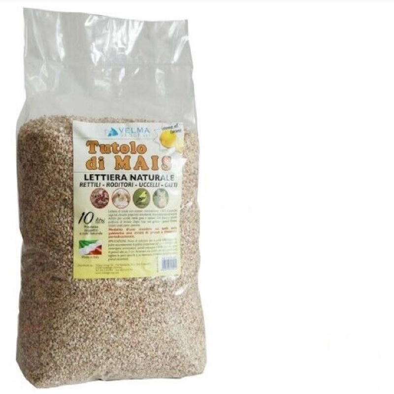 Velma Lettiera Vegetale Tutolo di Mais Profumazione Limone | Zeus Pet Shop