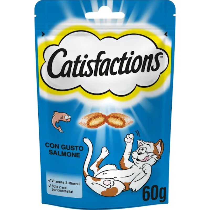 Catisfactions Snack per Gatto Gusto Salmone | Zeus Pet Shop