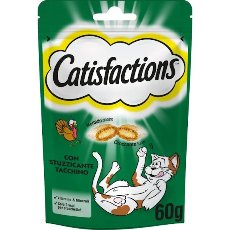 Catisfactions Snack per Gatto Gusto Tacchino | Zeus Pet Shop