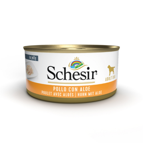 Schesir Filetti di Pollo e Aloe in Gelatina per Cane Adulto 150 gr | Zeus Pet Shop