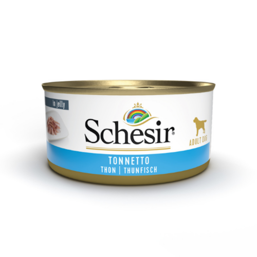 Schesir Filetti di Tonnetto in Gelatina per Cane Adulto 150 gr | Zeus Pet Shop