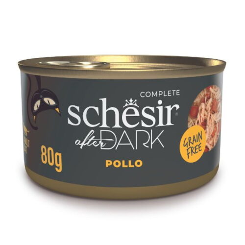 Schesir Dark Filetti in Brodo Gatto Gusto Pollo 80 gr | Zeus Pet Shop