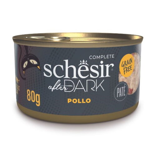 Schesir Dark Patè per Gatto Gusto Pollo 80 gr | Zeus Pet Shop