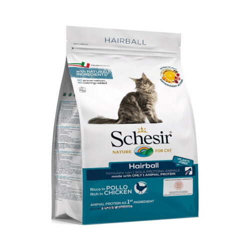 Schesir Hairball Crocchette per Gatto Gusto Pollo | Zeus Pet Shop