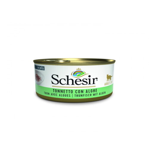 Schesir Cat Adult Filetti in Jelly Gusto Tonnetto con Alghe 85 gr | Zeus Pet Shop