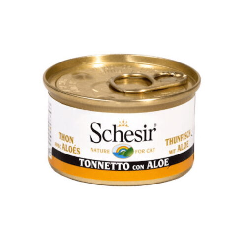 Schesir Cat Adult Filetti in Jelly Gusto Tonnetto con Aloe 85 gr | Zeus Pet Shop
