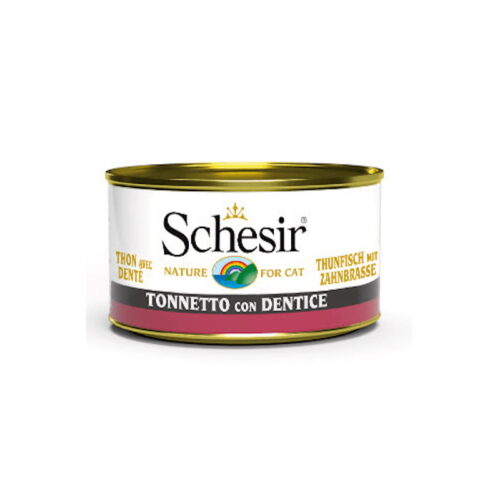 Schesir Cat Adult Filetti in Jelly Gusto Tonnetto con Dentice 85 gr | Zeus Pet Shop
