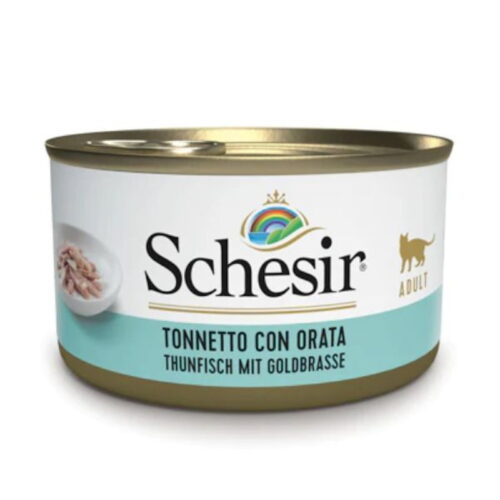 Schesir Cat Adult Filetti in Jelly Gusto Tonnetto con Orata 85 gr | Zeus Pet Shop