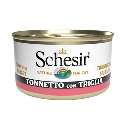 Schesir Cat Adult Filetti in Jelly Gusto Tonnetto con Triglia 85 gr | Zeus Pet Shop