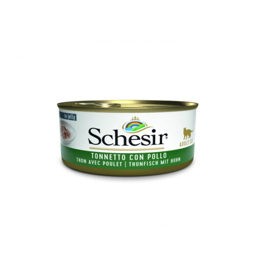 Schesir Cat Adult Filetti in Jelly Gusto Tonnetto con Pollo 85 gr | Zeus Pet Shop