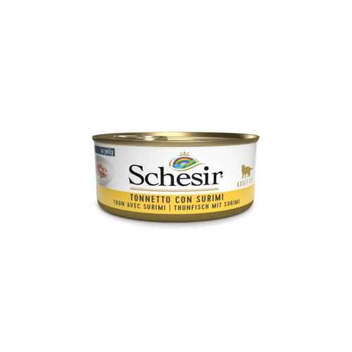 Schesir Cat Adult Filetti in Jelly Gusto Tonnetto con Surimi 85 gr | Zeus Pet Shop