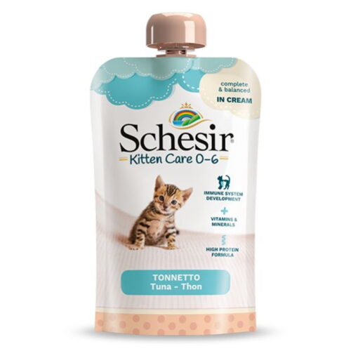 Schesir Kitten Cream per Gattini Gusto Tonnetto 150 gr | Zeus Pet Shop