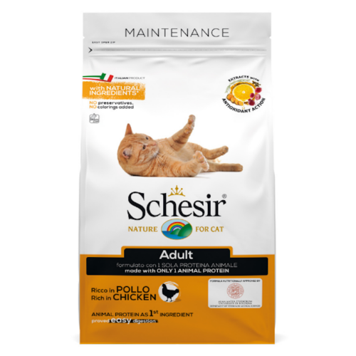 Schesir Crocchette per Gatto Adulto Gusto Pollo | Zeus Pet Shop