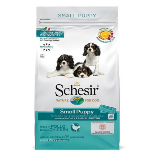Schesir Small Puppy Crocchette per Cuccioli Gusto Pollo | Zeus Pet Shop