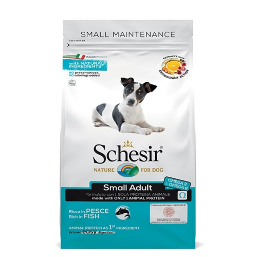 Schesir Small Adult Crocchette per Cane Adulto Gusto Pesce | Zeus Pet Shop