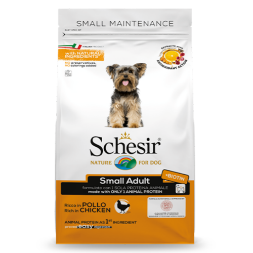 Schesir Small Adult Crocchette per Cane Adulto Gusto Pollo | Zeus Pet Shop