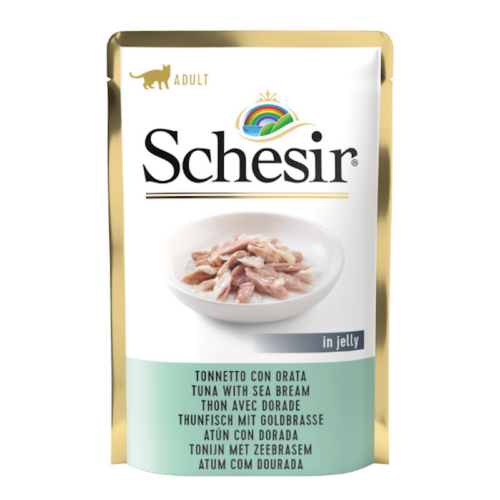 Schesir Cat Adult Tonnetto con Orata in Jelly 85 gr | Zeus Pet Shop