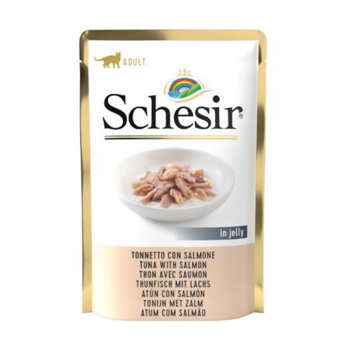 Schesir Cat Adult Tonnetto con Salmone in Jelly 85 gr | Zeus Pet Shop