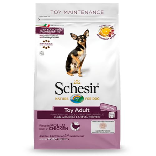 Schesir Toy Adult Crocchette per Cane Adulto Gusto Pollo | Zeus Pet Shop