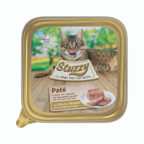 Stuzzy Cat Patè per Gatto Adulto Gusto Pollo e Fegato 100 gr | Zeus Pet Shop