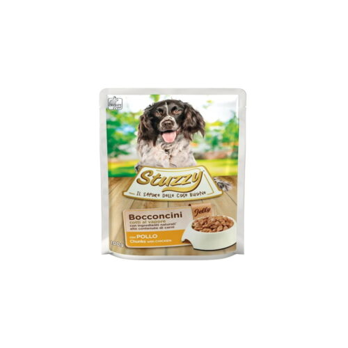 Stuzzy Dog Bocconcini in Jelly per Cane Adulto Gusto Pollo 100 gr | Zeus Pet Shop