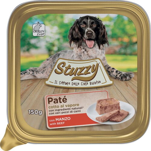 Stuzzy Dog Patè per Cane Adulto Gusto Manzo 150 gr | Zeus Pet Shop