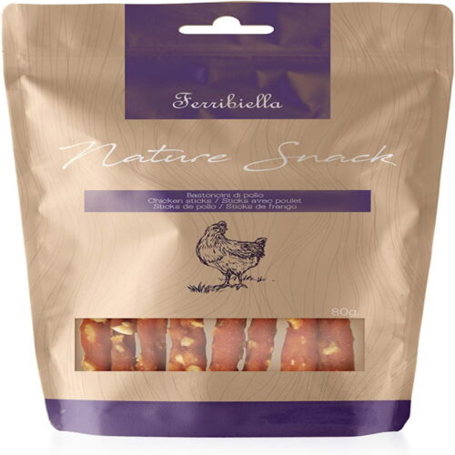 Ferribiella Nature Snack Cane Bastoncini Ricoperti di Pollo 80 gr | Zeus Pet Shop