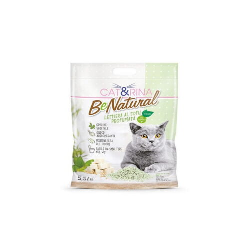Cat&Rina Lettiera per Gatto al Tofu profumata al Tè Verde | Zeus Pet Shop