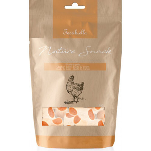 Ferribiella Nature Snack Cane Sushi di Pollo 80 gr | Zeus Pet Shop