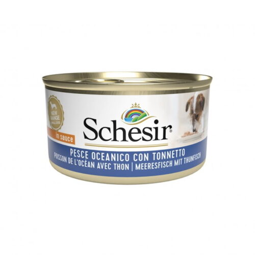 Schesir Pesce Oceanico con Tonnetto in Salsa 85 gr | Zeus Pet Shop
