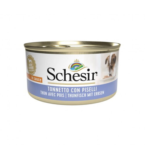 Schesir Filletti Tonnetto con Piselli in Salsa 85 gr | Zeus Pet Shop