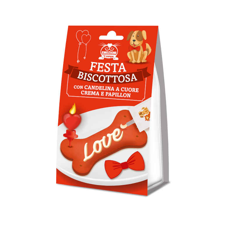 Kit Torta per Cane Festa Biscottosa con Crema al Petto di Pollo | Zeus Pet Shop