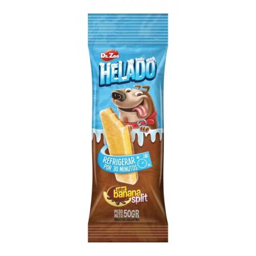 Dr. Zoo Helado Gelato per Cane Gusto Banana e Nocciola 50 gr | Zeus Pet Shop