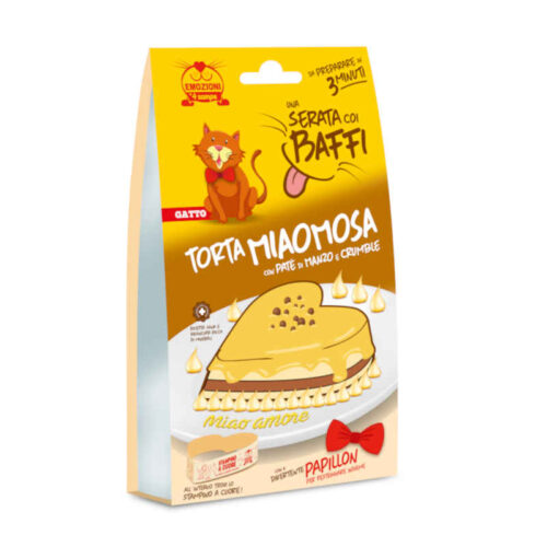 Kit Torta per Gatto Miaomosa con Patè di Manzo e Crumble | Zeus Pet Shop