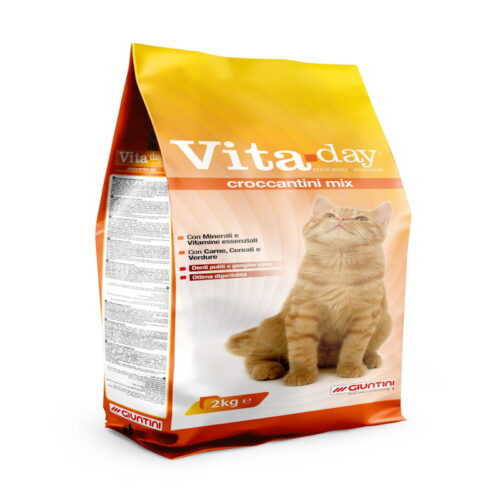 Giuntini Vita Day Croccantini per Gatti Gusto Carne e Verdure | Zeus Pet Shop