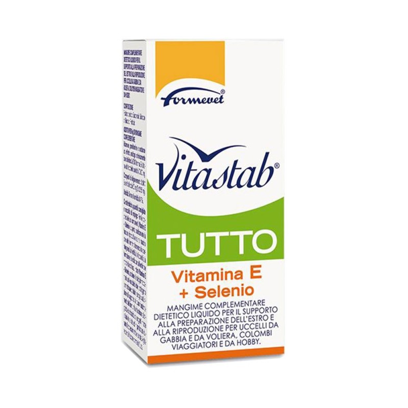 Formevet Vitastab Tutto Vitamina E e Selenio Mangime Complementare per Uccelli 100 ml | Zeus Pet Shop